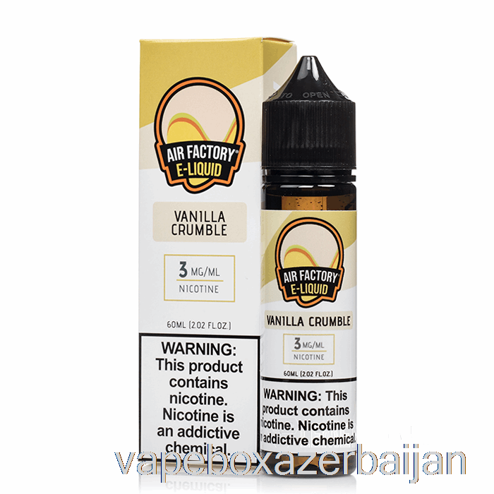 Vape Smoke Vanilla Crumble - Air Factory - 60mL 3mg